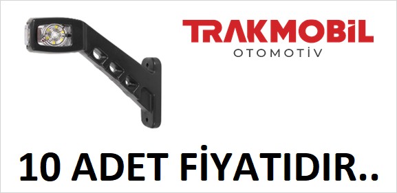 3 YÖNLÜ BOYNUZ LAMBA UZUN 14 LEDLİ (10 ADET)