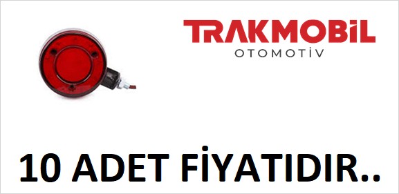 AYNA ALTI KÜPE LAMBA 30 LEDLİ İÇİ DOLU (10 ADET) Sarı - Kırmızı