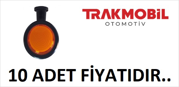 AYNA ALTI KÜPE LAMBA NEON (10 ADET) Sarı - Kırmızı