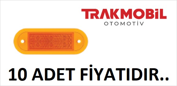 BASAMAK LAMBA 6 LEDLİ (10 ADET) Sarı