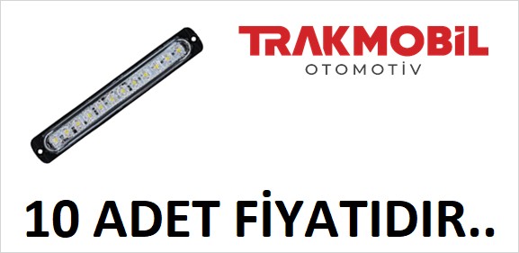 ÇAKAR LAMBA 12 LEDLİ UZUN (10 ADET) Beyaz