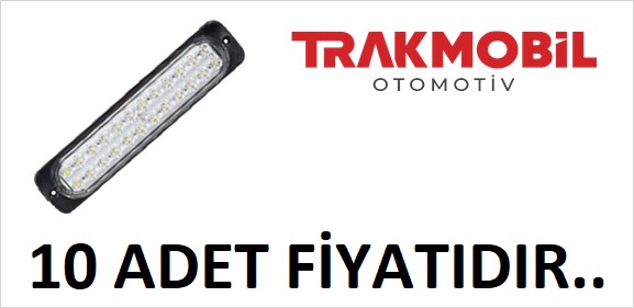 ÇAKAR LAMBA 24 LEDLİ UZUN TEK FONKSİYONLU (10 ADET) Beyaz