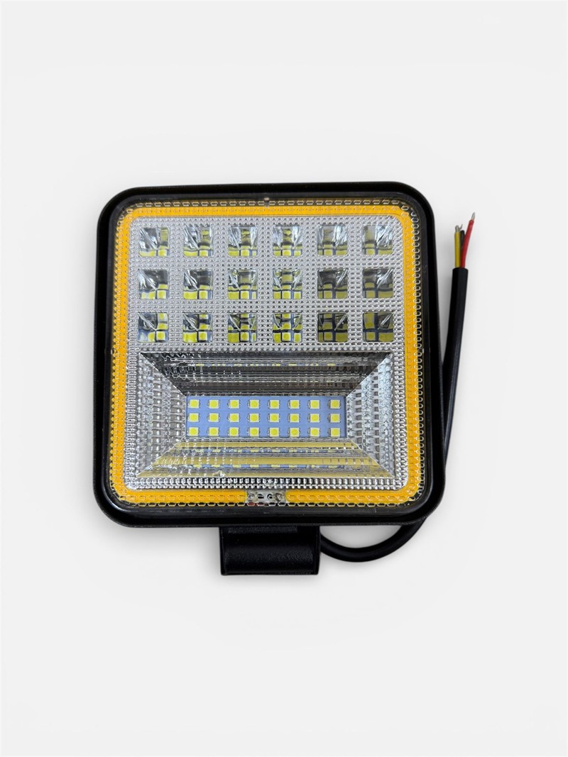 ÇALIŞMA LAMBASI 42 LED SARI ÇERÇEVE