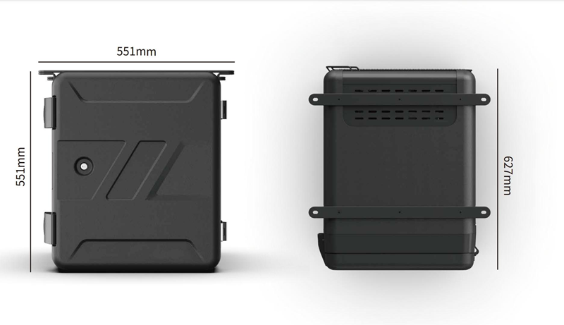 DEMMON ARAÇ BUZDOLABI 75 LİTRE 12/24 VOLT KİLİTLİ
