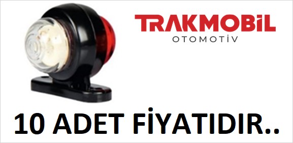 FR MİNİ TAKOZ LAMBA LEDLİ E.M. 10 ADET KIRMIZI BEYAZ