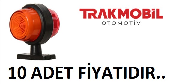 GENİŞ MAKSİ TAKOZ LAMBA NEON (10 ADET) Sarı - Kırmızı