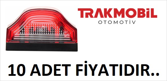 KOBRA PLAKA LAMBA DUYLU (10 ADET) Kırmızı