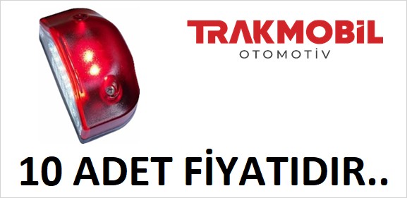 KOBRA PLAKA LAMBA LEDLİ 2 YÖNLÜ (10 ADET)