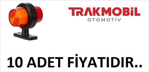 MAKSİ TAKOZ LAMBA NEON (10 ADET) Sarı - Kırmızı