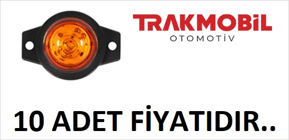 MİNİ İŞARET LAMBA TEK LEDLİ (10 ADET) Sarı
