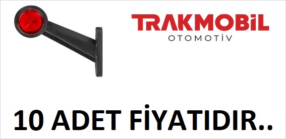 ORTA DÜZ LAMBA 18 LEDLİ (10 ADET)