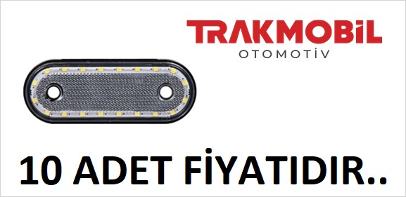 OVAL LAMBA 20 LEDLİ (10 ADET) Beyaz