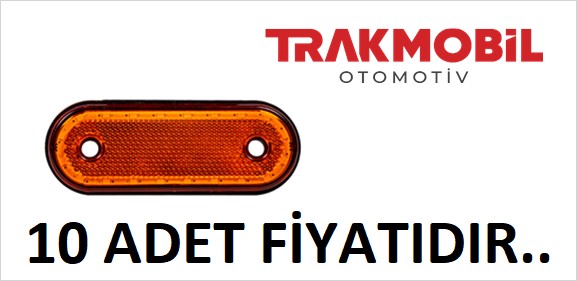 OVAL LAMBA 20 LEDLİ (10 ADET) Sarı