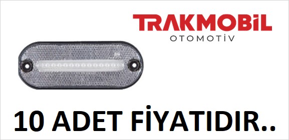 OVAL LAMBA NEON (10 ADET) Beyaz