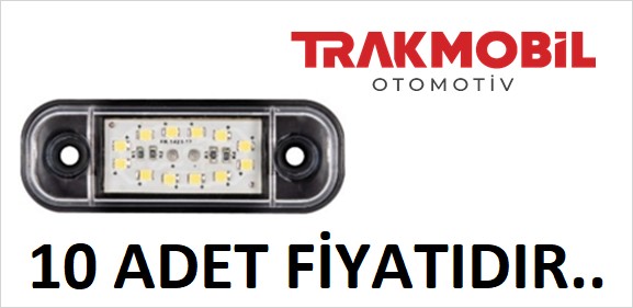 OVAL PARMAK LAMBA 12 LEDLİ (10 ADET) Beyaz