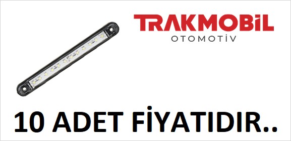 PARMAK LAMBA 12 LEDLİ 18CM (10 ADET) Beyaz