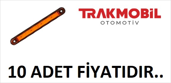 PARMAK LAMBA 12 LEDLİ 18CM (10 ADET) Sarı