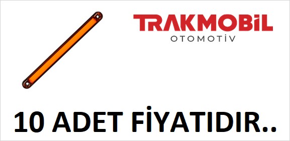 PARMAK LAMBA 15 LEDLİ NEON 24CM (10 ADET) Sarı