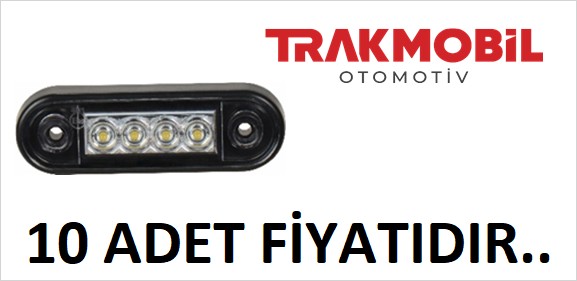 PARMAK LAMBA 4 LEDLİ (10 ADET) Beyaz