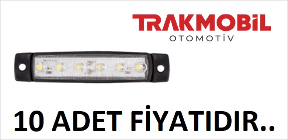 PARMAK LAMBA 6 LEDLİ (10 ADET) Beyaz