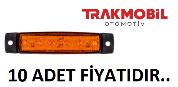 PARMAK LAMBA 6 LEDLİ (10 ADET) Sarı