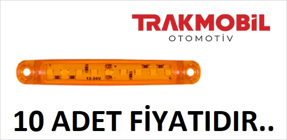 PARMAK LAMBA 9 LEDLİ (10 ADET) Sarı