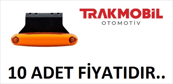 PARMAK LAMBA NEON BRAKETLİ (10 ADET) Sarı