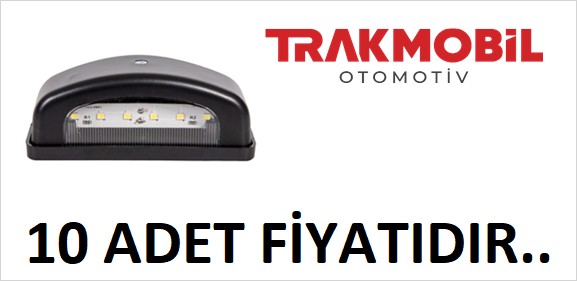 PLAKA LAMBA 6 LEDLİ (10 ADET)