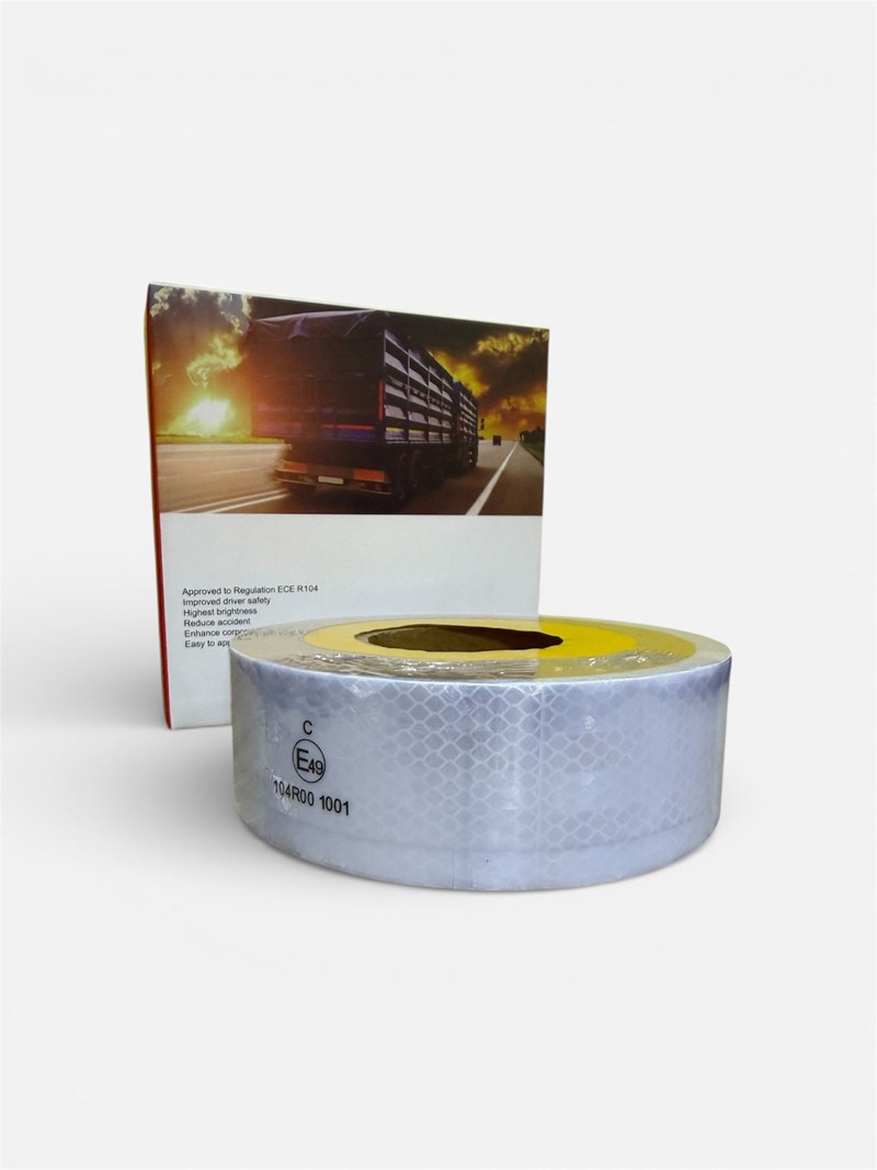REFLEKTİF ŞERİN BANT 5,5 CM X50 MT BEYAZ BELGELİ