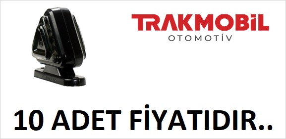 ÜÇGEN TAKOZ LAMBA 18 LEDLİ 6,5CM FÜME CAM (10 ADET) Sarı - Kırmızı