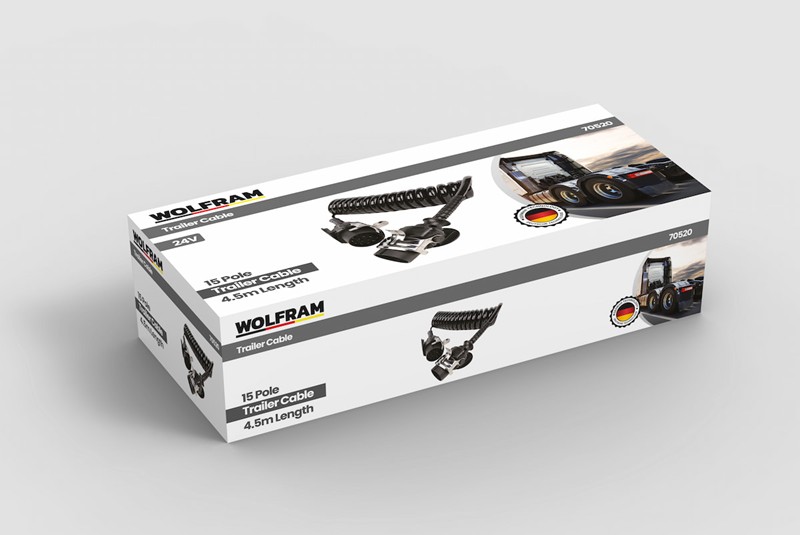 WOLFRAM 15 Lİ ELEKTİRİK KABLOSU 4,5 MT