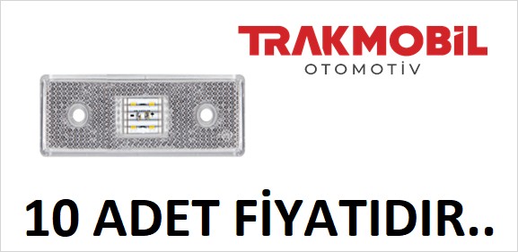 YAN İŞARET LAMBA 4 LEDLİ (SIDE MARKER) (10 ADET) Beyaz