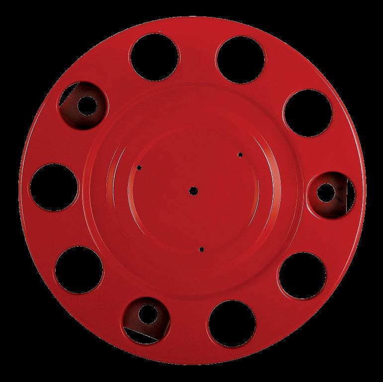 22,5 ÇEMBER BOYALI DOLU KIRMIZI JANT KAPAĞI