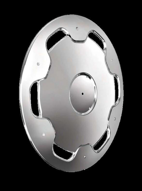 22,5 TRAVEGO MODEL METAL PASLANMAZ JANT KAPAĞI ARK