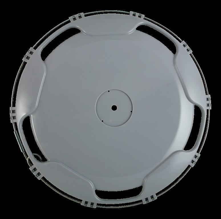 22,5 TREVEGO MODEL PLASTİK JANT KAPAĞI GRİ ARKA