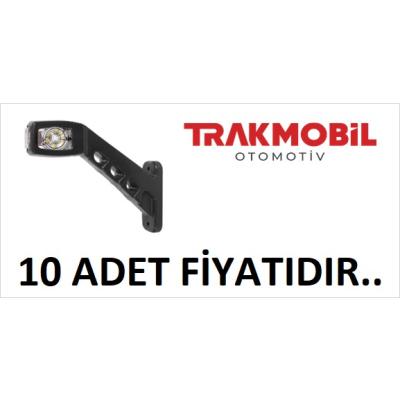 3 YÖNLÜ BOYNUZ LAMBA UZUN 14 LEDLİ (10 ADET)