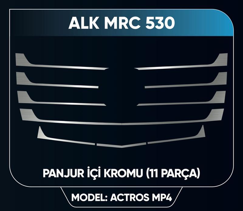 ACTROS 2016 MP4 PANJUR NİKELAJI GENİŞ