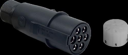 AKSA 7'Lİ PLASTİK TIR RÖMORK FİŞİ ERKEK N TİPİ