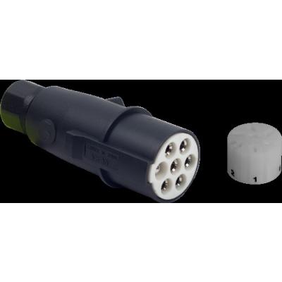 AKSA 7'Lİ PLASTİK TIR RÖMORK FİŞİ ERKEK S TİPİ