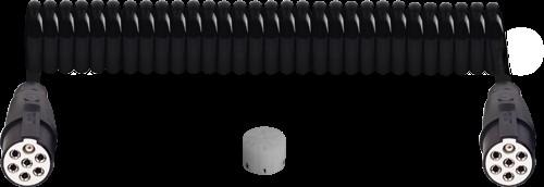 AKSA 7'Lİ PLASTİK TIR RÖMORK FİŞİ KABLOLU S TİPİ