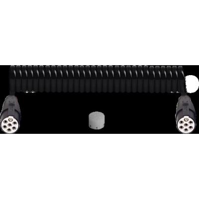 AKSA 7'Lİ PLASTİK TIR RÖMORK FİŞİ KABLOLU S TİPİ