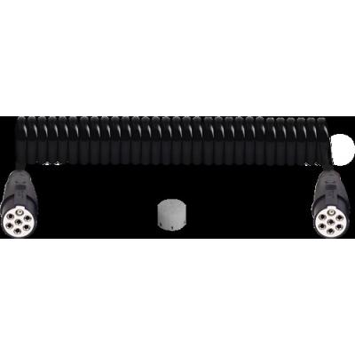 AKSA 7'Lİ PLASTİK TIR RÖMORK FİŞİ KABLOLU S TİPİ