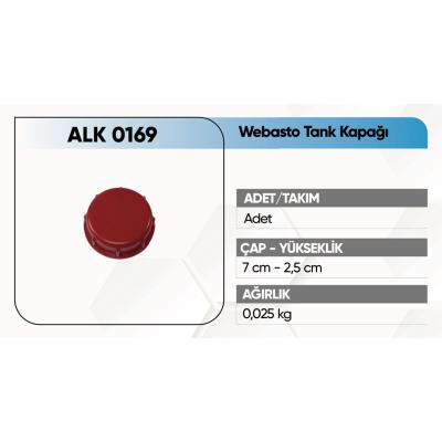 ALKOTEK 10,20,30,45,80 LT.WEBASTO TANK KAPAĞI