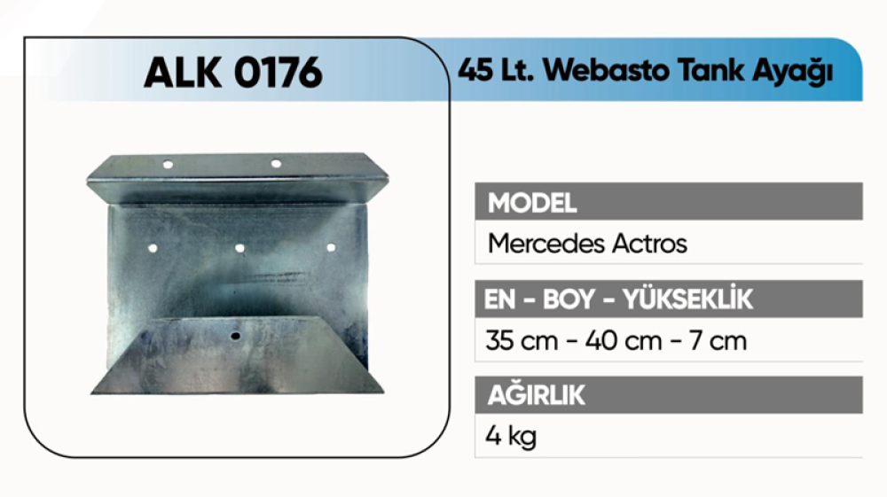 ALKOTEK ACTROS WEBASTO TANK AYAĞI 45 LT.