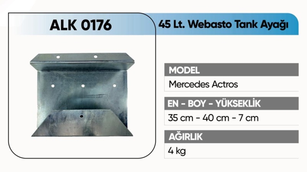 ALKOTEK ACTROS WEBASTO TANK AYAĞI 45 LT.