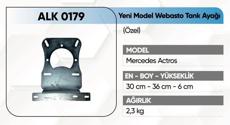 ALKOTEK ACTROS YM.WEBASTO TANK AYAĞI ÖZEL