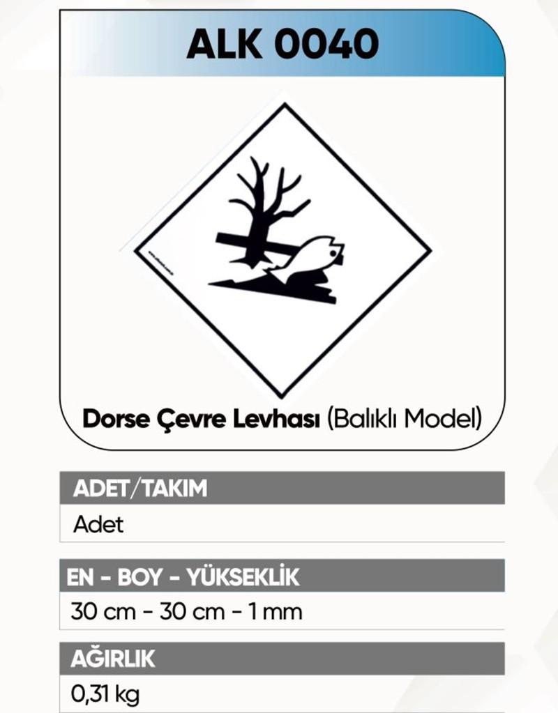ALKOTEK ÇEVRE LEVHASI ( BALIK )
