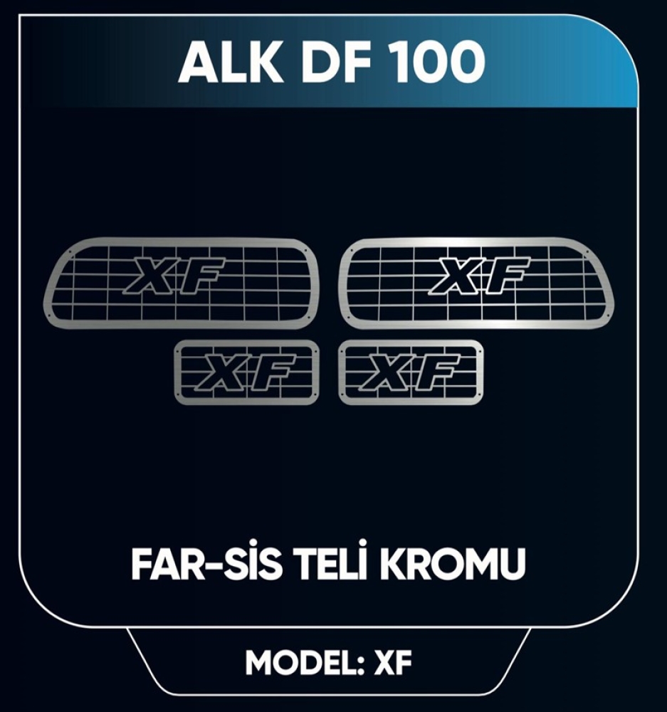 ALKOTEK DAF XF FAR+SİS KROMU