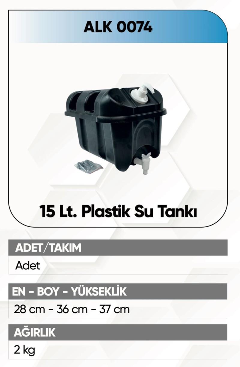 ALKOTEK DORSE 15 LT SU TANKI PLASTİK