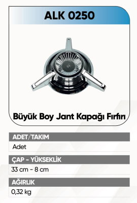 ALKOTEK JANT KAPAĞI FIRFIRI BÜYÜK BOY